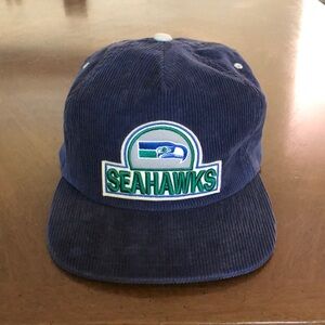 Mitchell & Ness corduroy Seahawks hat